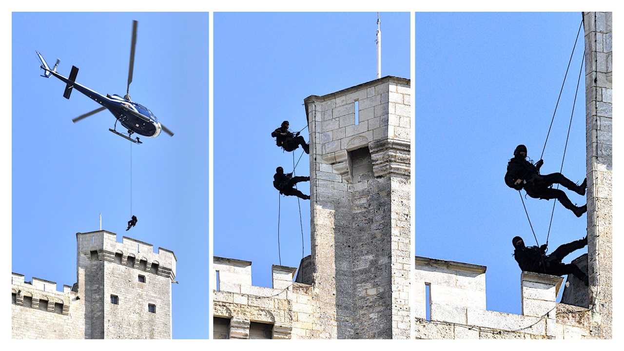 Triptyque GIGN en exercice — Patrick Despres